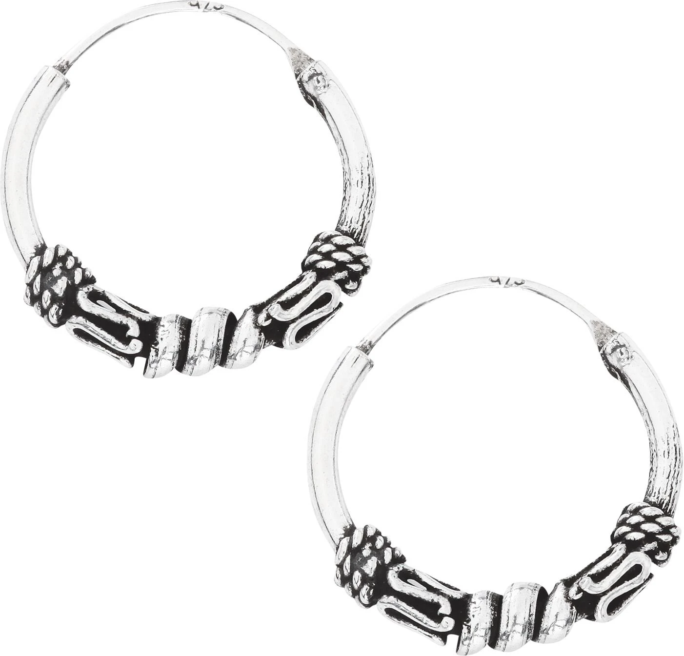 "Ornamental Hoops" Oorbel Van EtNox