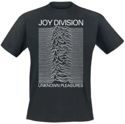 "Unknown Pleasures" T-shirt Zwart Van Joy Division