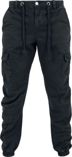 "Cargo Jogging Pants" Cargobroeken Zwart Van Urban Classics