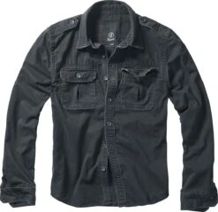 "Vintage Shirt" Longsleeve Zwart Van Brandit