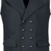 "From Safety To Where" Vest Zwart Van Gothicana By EMP