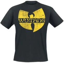 "Logo" T-shirt Zwart Van Wu-Tang Clan