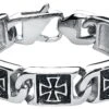 "Iron Cross" Armband Zilverkleurig Van EtNox Hard And Heavy
