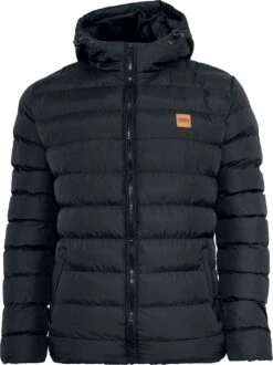 "Basic Bubble Jacket" Tussenseizoensjas Zwart Van Urban Classics