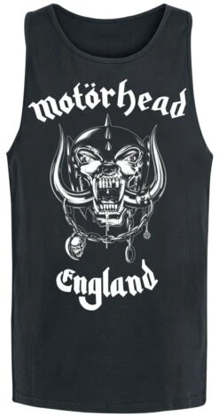 "England" Tanktop Zwart Van Motörhead