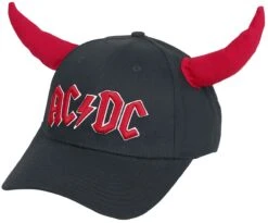 "Hells Bells - With Horn" Cap Zwart-rood Van AC/DC