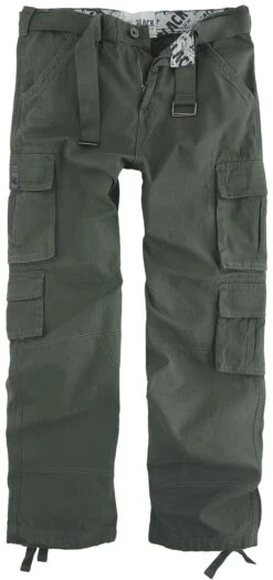 "Army Vintage Trousers" Cargobroeken Kaki Van Black Premium By EMP