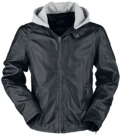 "Rylo LAKEV" Lederen Jas Zwart Van Gipsy