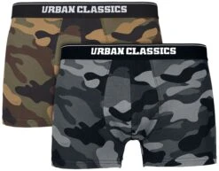 "2-Pack Camo Boxer Shorts" Boxerset Camouflage Van Urban Classics