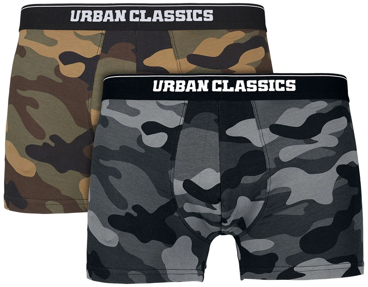 "2-Pack Camo Boxer Shorts" Boxerset Camouflage Van Urban Classics