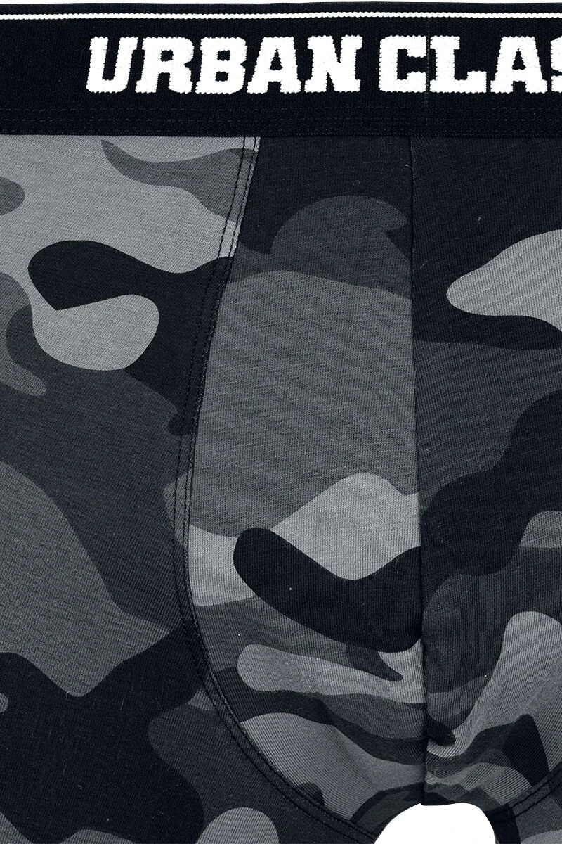 "2-Pack Camo Boxer Shorts" Boxerset Camouflage Van Urban Classics - Afbeelding 4