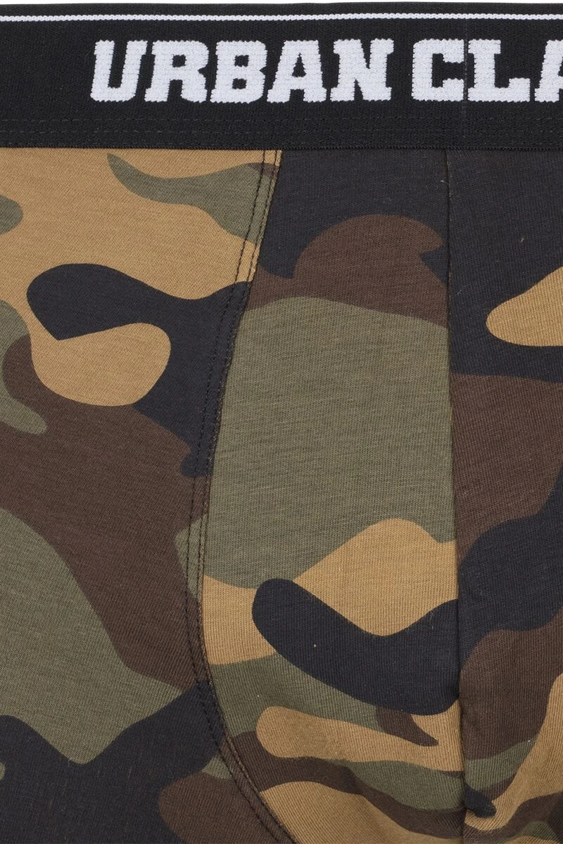 "2-Pack Camo Boxer Shorts" Boxerset Camouflage Van Urban Classics - Afbeelding 5
