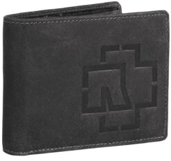 "Leather Wallet" Portemonnee Antraciet Van Rammstein