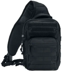 "US Cooper Sling" Rugtas Zwart Van Brandit