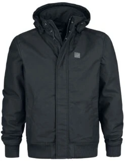 "Hudson Jacket" Winterjas Zwart Van Vintage Industries