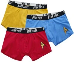 "Commander" Boxerset Blauw-rood-geel Van Star Trek
