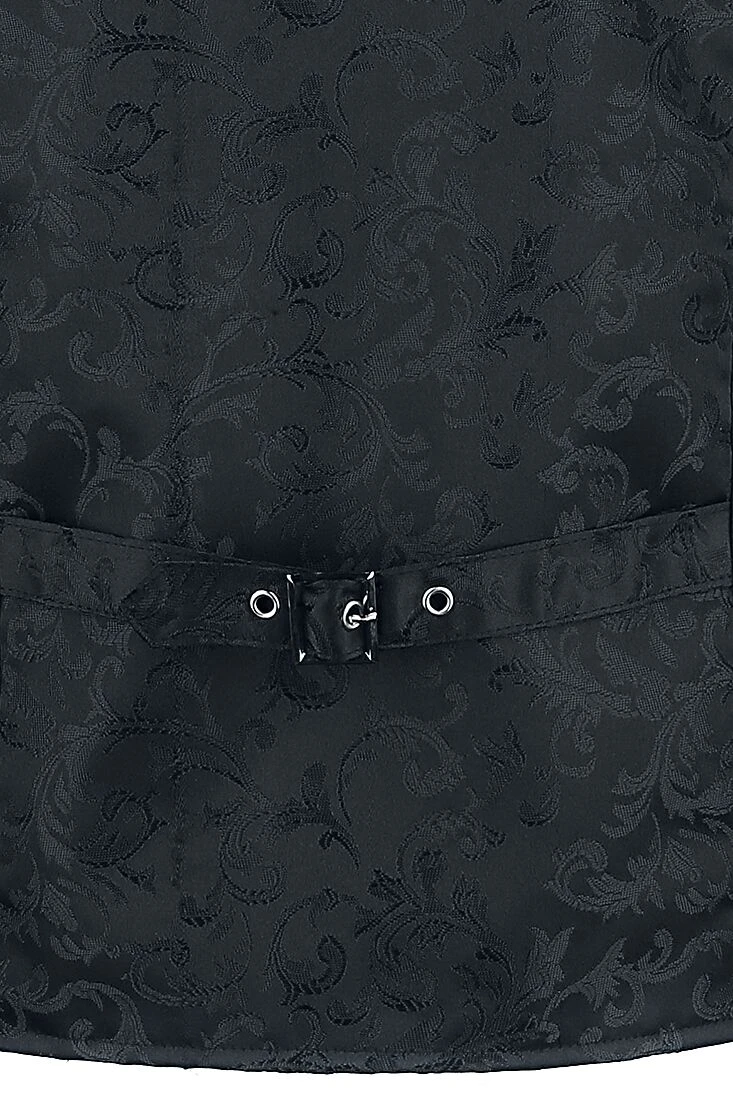 "Brocade Vest" Vest Zwart Van Altana Industries - Afbeelding 5