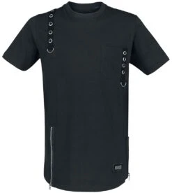 "Jash Top" T-shirt Zwart Van Vixxsin