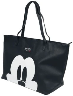 "Mickey" Katoenen Tas Zwart-wit Van Mickey & Minnie Mouse