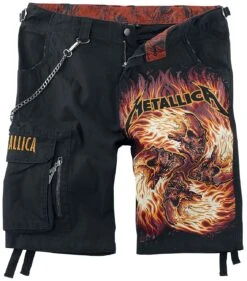 "EMP Signature Collection" Korte Broek Zwart Van Metallica