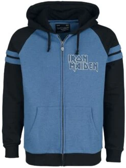 "EMP Signature Collection" Vest Met Capuchon Blauw-zwart Van Iron Maiden