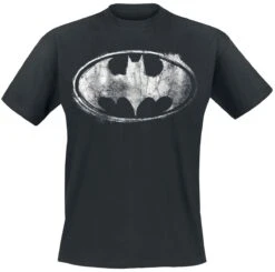 "Smudge Logo" T-shirt Zwart Van Batman