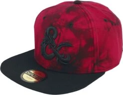 "Dragon" Cap Rood-zwart Van Dungeons And Dragons