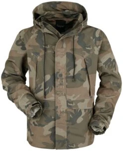 "Camouflage Jacket With Embroidery" Tussenseizoensjas Camouflage Van Rock Rebel By EMP