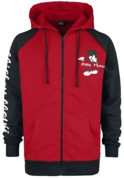 "Since 1929" Vest Met Capuchon Rood-zwart Van Mickey & Minnie Mouse