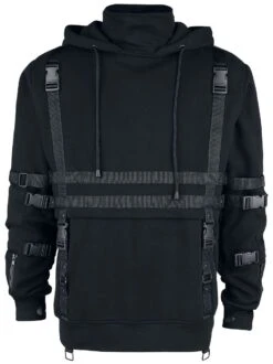 "Teo Hood" Trui Met Capuchon Zwart Van Chemical Black