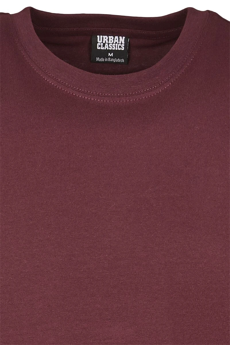 "Basic Tee" T-shirt Wijnrood Van Urban Classics - Afbeelding 3