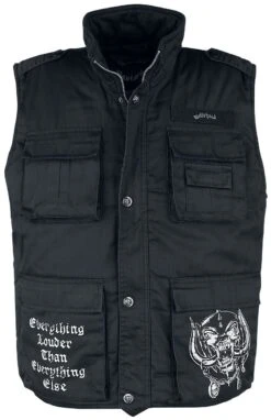 "Brandit Bastards - Ranger Vest" Vest Zwart Van Motörhead