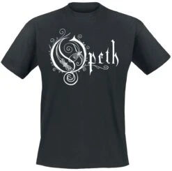 "Logo" T-shirt Zwart Van Opeth