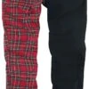 "Split Trousers" Stoffen Broeken Rood-zwart Van Banned Alternative