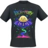 "Space Cruiser" T-shirt Zwart Van Rick And Morty
