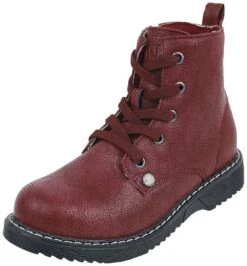 "Dark Red Kids' Boots" Kinderlaarzen Donkerrood Van Black Premium By EMP