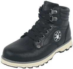 "Black Sporty Lace-Up Boots" Kinderlaarzen Zwart Van EMP Stage Collection