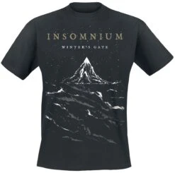 "Winter's Gate" T-shirt Zwart Van Insomnium