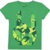 "Kids T-shirt Met Camouflage Rock Hand" T-shirt Groen Van EMP Stage Collection