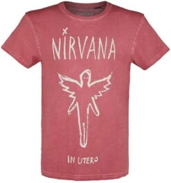 "In Utero" T-shirt Rood Van Nirvana