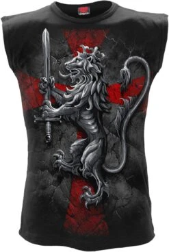 "Valiant" Tanktop Zwart Van Spiral