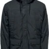 "ONSJayden Parka" Winterjas Zwart Van ONLY And SONS