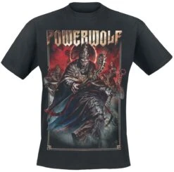"Blood Of The Saints" T-shirt Zwart Van Powerwolf