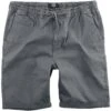 "Grey Fabric Shorts" Korte Broek Grijs Van RED By EMP