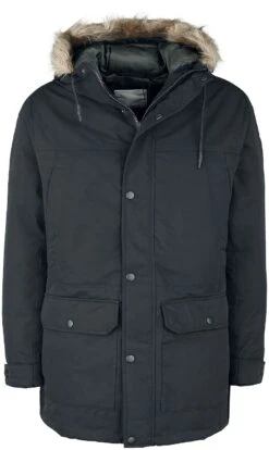 "PKTBPR Wind Parka Jacket" Winterjas Zwart Van Produkt
