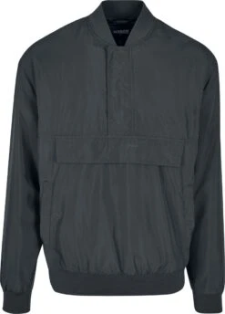 "Pull-over Bomber Jacket" Windbreaker Zwart Van Urban Classics