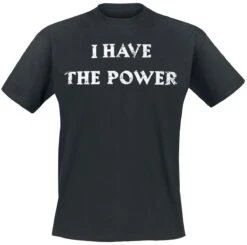 "I Have The Power" T-shirt Zwart Van Masters Of The Universe