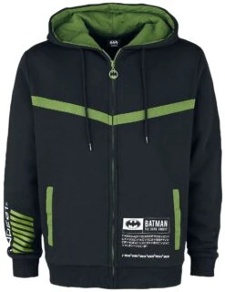 "Tech" Vest Met Capuchon Zwart-groen Van Batman