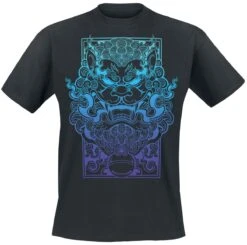 "KOMAINU" T-shirt Zwart Van NEOMACHI