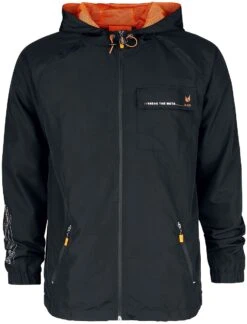 "Break The Meta" Windbreaker Zwart-oranje Van LEC